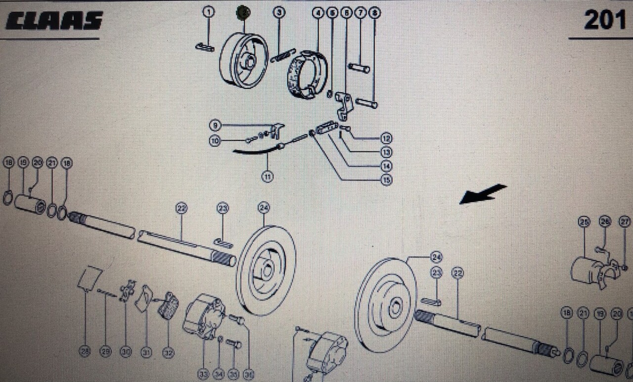 Bęben hamulcowy Class Mega 370-340 Nr katalogowy 000 260 686 0 - Кочни тапани за Комбајн: слика 1 Bęben hamulcowy Class Mega 370-340 Nr katalogowy 000 260 686 0 - Кочни тапани за Комбајн: слика 1