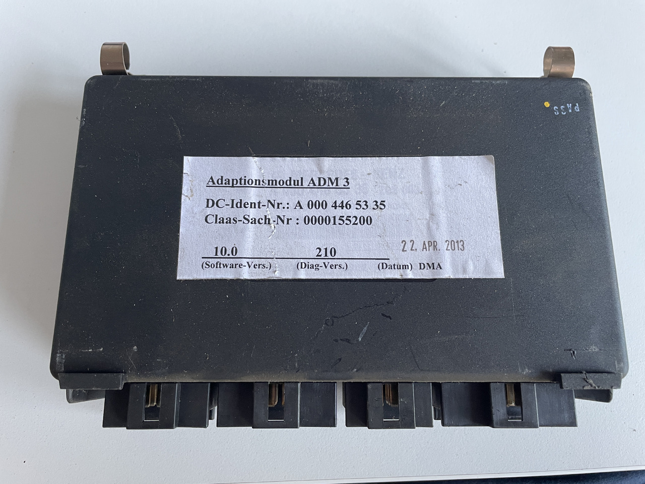 Claas Jaguar Lexion Tucano Mercedes - moduł sterownik ADM3 0000155200 A0004465335 - Електричен систем за Земјоделска машина: слика 1 Claas Jaguar Lexion Tucano Mercedes - moduł sterownik ADM3 0000155200 A0004465335 - Електричен систем за Земјоделска машина: слика 1
