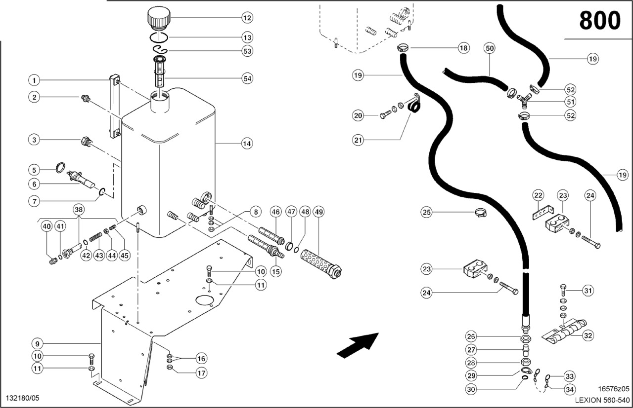 Claas Lexion 560 UCHWYT ZBIORNIKA 0007716613 (Zbiornik hydrauliki) - Хидрауличен резервоар за Комбајн: слика 1 Claas Lexion 560 UCHWYT ZBIORNIKA 0007716613 (Zbiornik hydrauliki) - Хидрауличен резервоар за Комбајн: слика 1