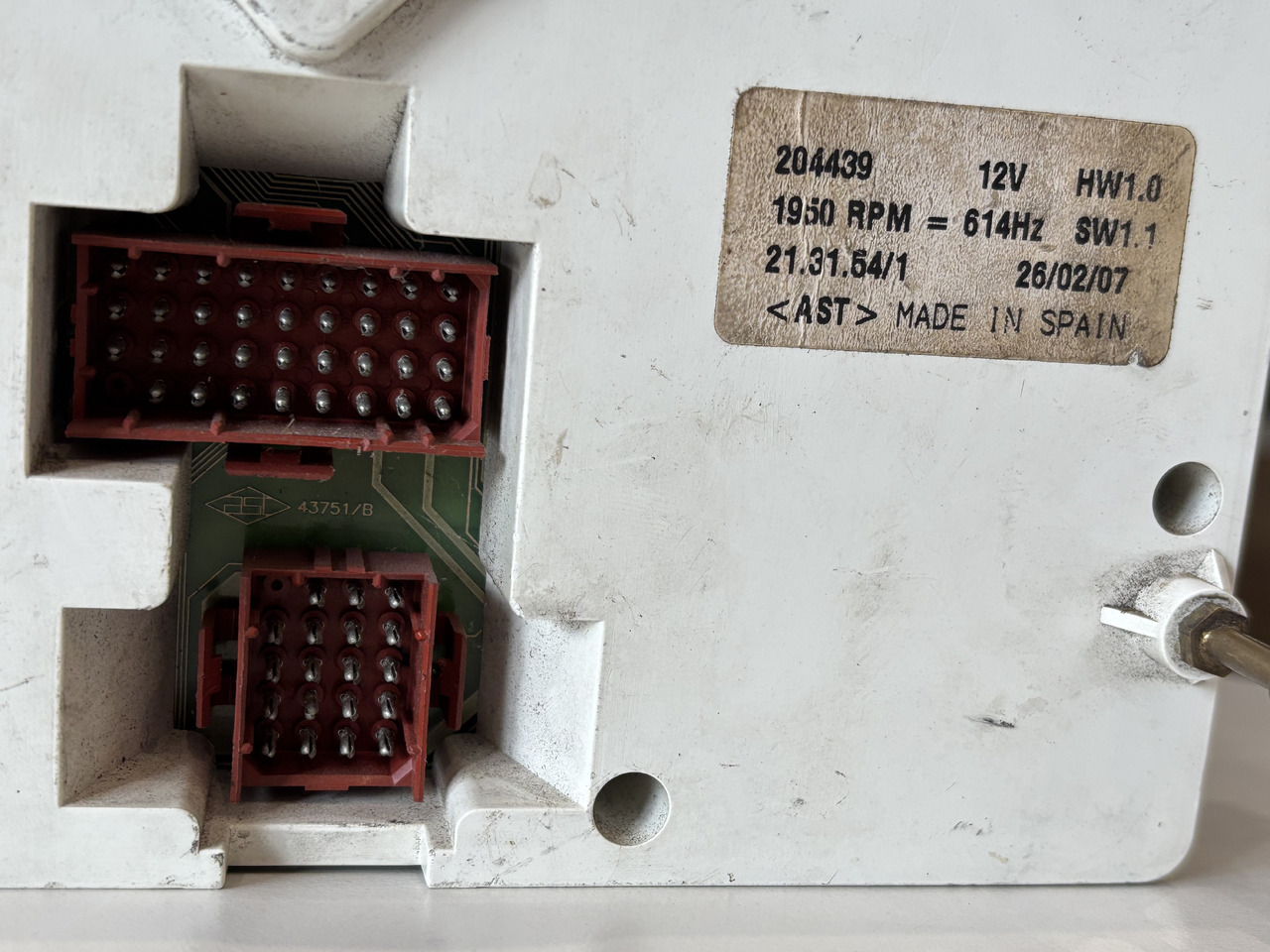 Claas Nectis 204439 00 1143 077 0 0011430770, BIMA7501369 - Контролна табла за Трактор: слика 3 Claas Nectis 204439 00 1143 077 0 0011430770, BIMA7501369 - Контролна табла за Трактор: слика 3