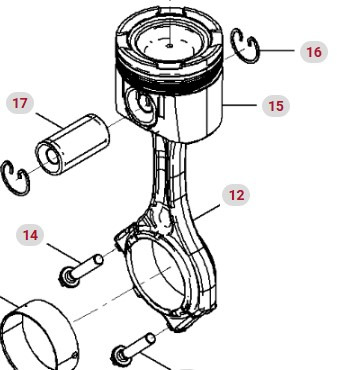 Fendt 936 Gen 7 Silnik D1556LE523 Wał Korbowy Korbowód H218PF150094A H218PF150099A CZĘŚCI - Коленесто вратило за Земјоделска машина: слика 1 Fendt 936 Gen 7 Silnik D1556LE523 Wał Korbowy Korbowód H218PF150094A H218PF150099A CZĘŚCI - Коленесто вратило за Земјоделска машина: слика 1