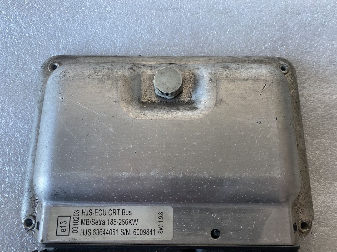 HJS-ECU CRT Bus MB/Setra 185-260KW HJS 63644051 e13 - Единица за контрола за Автобус: слика 1 HJS-ECU CRT Bus MB/Setra 185-260KW HJS 63644051 e13 - Единица за контрола за Автобус: слика 1