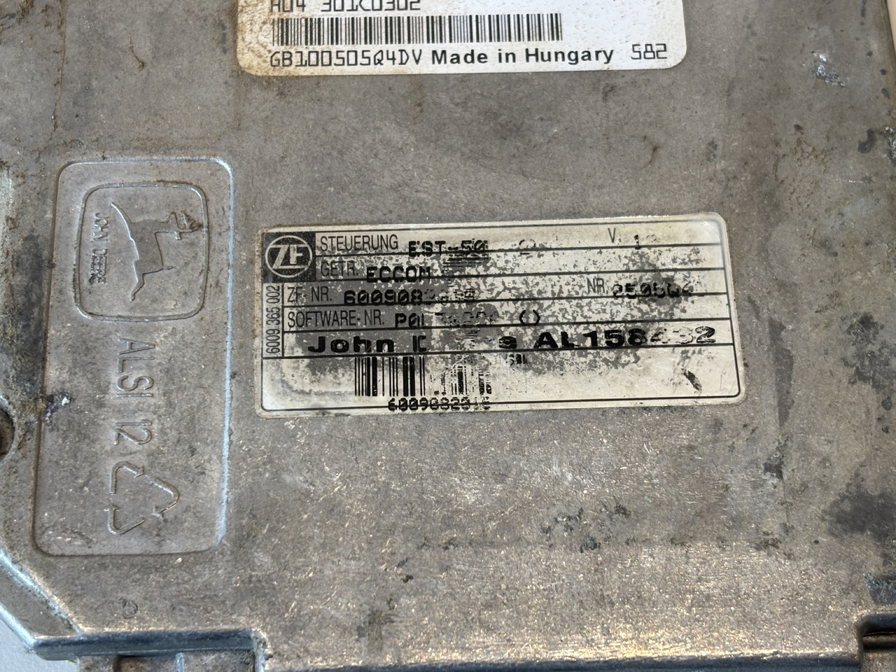 John Deere 6920 Moduł Sterownik AL158432 Bosch 0260001036 ZF 0501212594 - Електричен систем за Земјоделска машина: слика 4 John Deere 6920 Moduł Sterownik AL158432 Bosch 0260001036 ZF 0501212594 - Електричен систем за Земјоделска машина: слика 4