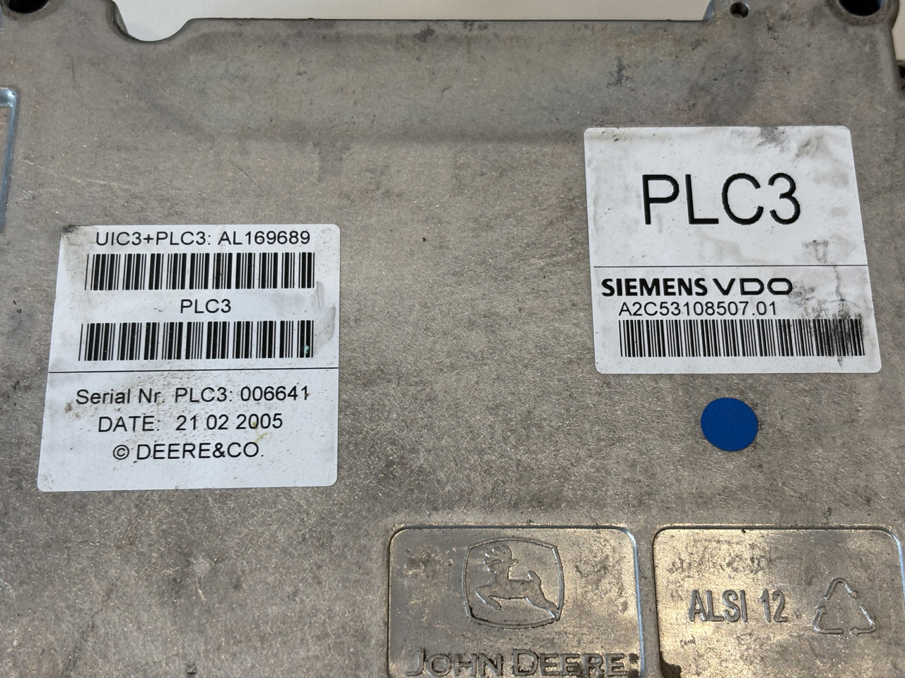 John Deere 6920 Moduł Sterownik UIC3 + PLC3 AL169689 A2C53108507.01 A2C53098813.03 - Единица за контрола за Земјоделска машина: слика 2 John Deere 6920 Moduł Sterownik UIC3 + PLC3 AL169689 A2C53108507.01 A2C53098813.03 - Единица за контрола за Земјоделска машина: слика 2