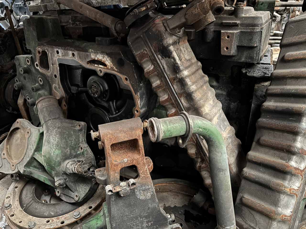 John Deere 7230 7280 8260 8310 9370 670 Silnik Blok Koło Zamachowe CZĘŚCI RE538143 R537181 - Замаец за Земјоделска машина: слика 4 John Deere 7230 7280 8260 8310 9370 670 Silnik Blok Koło Zamachowe CZĘŚCI RE538143 R537181 - Замаец за Земјоделска машина: слика 4