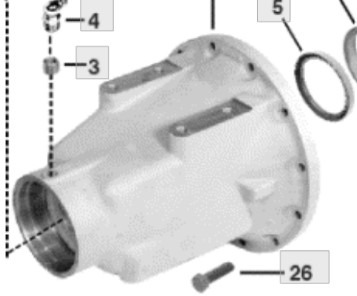 John Deere 7610 7710 Obudowa Tylniej Osi Pochwa Zwolnica Zwrotnica R126435 R156484 - Рукавец за Земјоделска машина: слика 1 John Deere 7610 7710 Obudowa Tylniej Osi Pochwa Zwolnica Zwrotnica R126435 R156484 - Рукавец за Земјоделска машина: слика 1