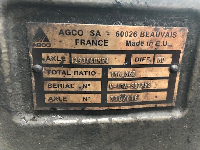 Предна оска за Земјоделска машина Massey Ferguson 8650 [CZĘŚCI] Oś Przednia: слика 8