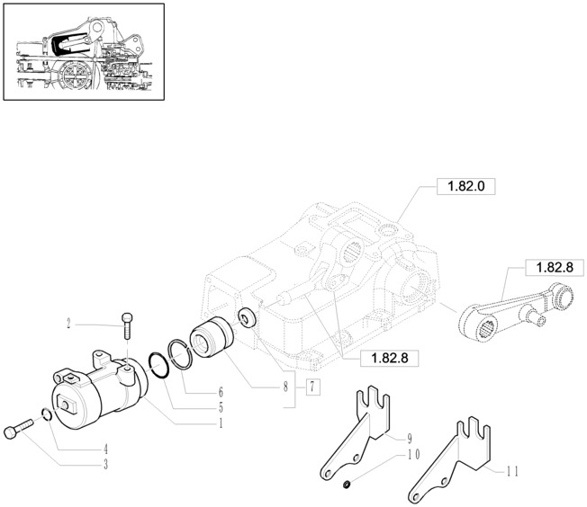 New Holland T6010 T6090 T6070 Siłownik podnośnika 86mm bore dia 5131998 - Хидрауличен цилиндар за Трактор: слика 1 New Holland T6010 T6090 T6070 Siłownik podnośnika 86mm bore dia 5131998 - Хидрауличен цилиндар за Трактор: слика 1