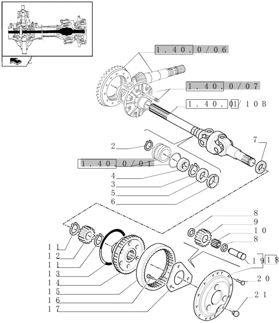 New Holland T6010 T6090 T6070 Wałek przegubowy 12t/14t, 944,5mm l 84194820 - Трансмисија за Земјоделска машина: слика 1 New Holland T6010 T6090 T6070 Wałek przegubowy 12t/14t, 944,5mm l 84194820 - Трансмисија за Земјоделска машина: слика 1