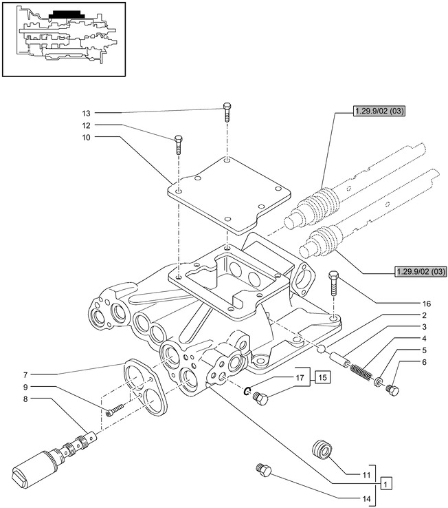 New Holland T6010 T6090 T6070 Zespół pokrywy 47127526 - Менувач и делови за Трактор: слика 1 New Holland T6010 T6090 T6070 Zespół pokrywy 47127526 - Менувач и делови за Трактор: слика 1