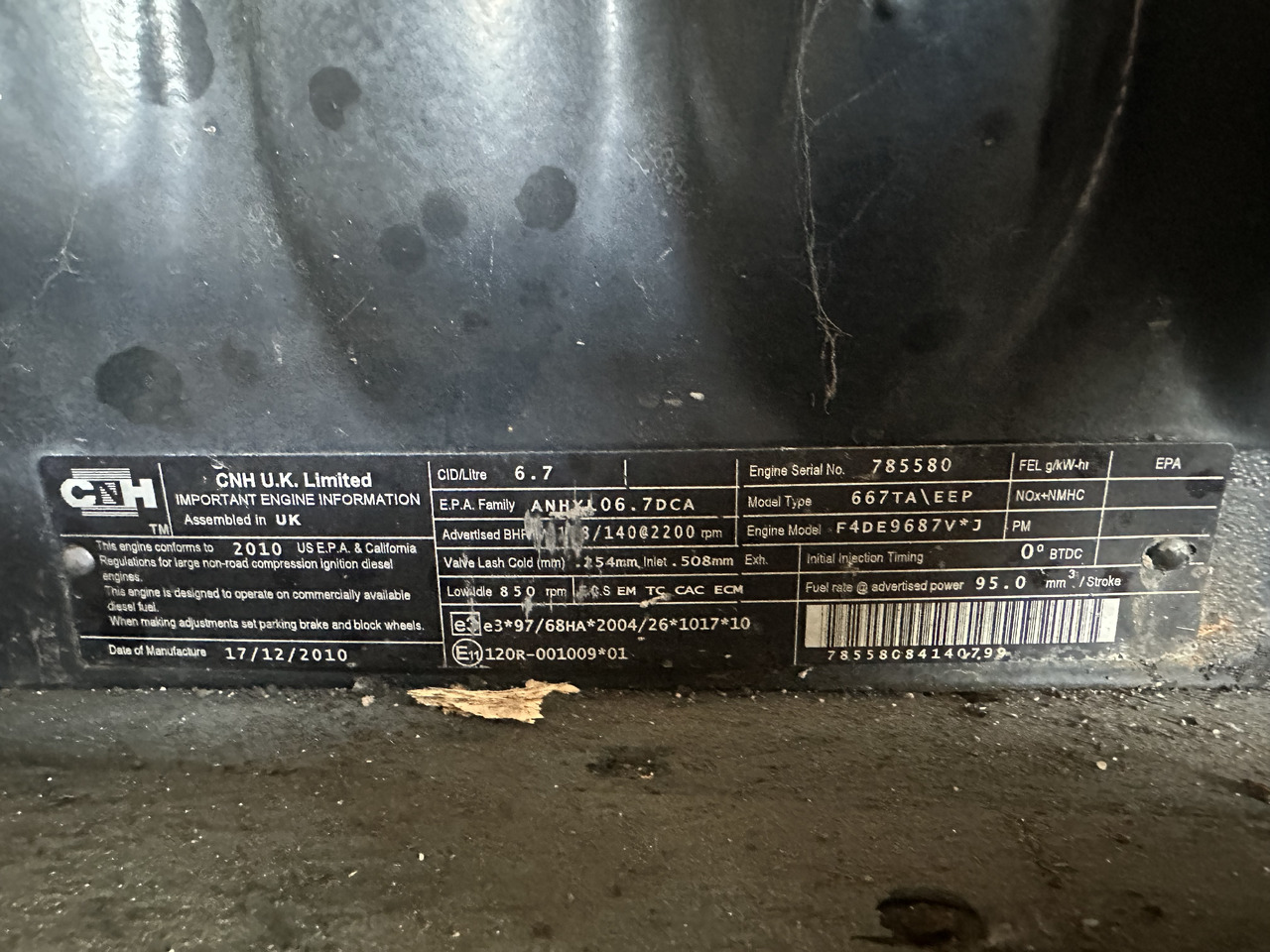 New holland silnik Model: F4DE9687 , model type: 667TA , części blok wał głowica korbowód - Мотор за Земјоделска машина: слика 3 New holland silnik Model: F4DE9687 , model type: 667TA , części blok wał głowica korbowód - Мотор за Земјоделска машина: слика 3