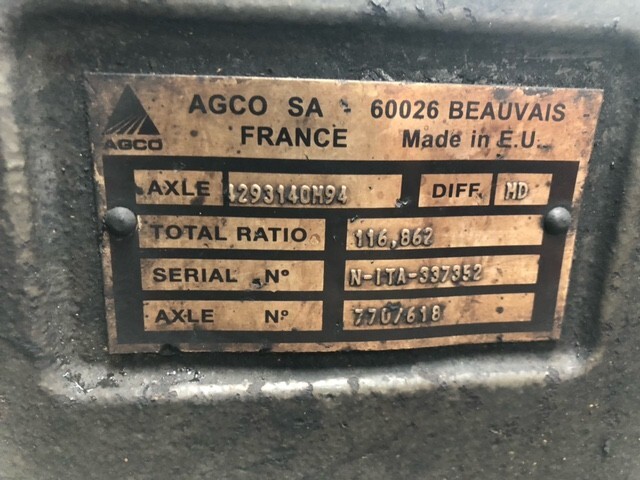 Oś 4293140M94 | Oś 770 /618 Massey Ferguson 8650 - 8690 ~ Oś Napędowa Przednia Wkład Mostu Wachacze - Предна оска за Земјоделска машина: слика 4 Oś 4293140M94 | Oś 770 /618 Massey Ferguson 8650 - 8690 ~ Oś Napędowa Przednia Wkład Mostu Wachacze - Предна оска за Земјоделска машина: слика 4