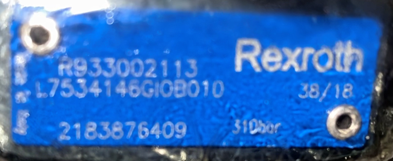 Pompa Rexroth R933002113 | L7534146GIOB010 - Хидраулична пумпа за Земјоделска машина: слика 1 Pompa Rexroth R933002113 | L7534146GIOB010 - Хидраулична пумпа за Земјоделска машина: слика 1