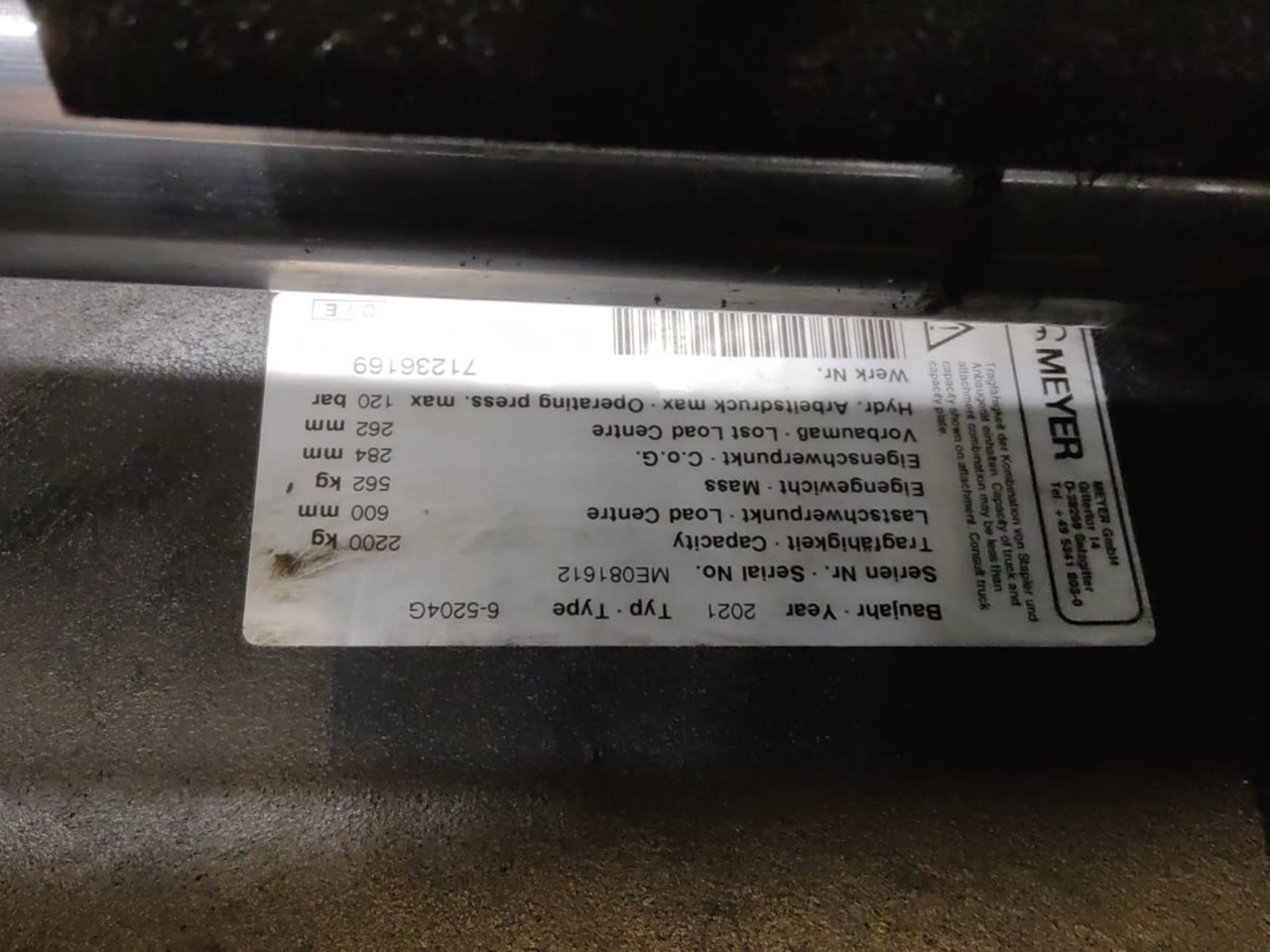 Meyer 6-5204G - Додаток за Опрема за ракување со материјали: слика 2 Meyer 6-5204G - Додаток за Опрема за ракување со материјали: слика 2