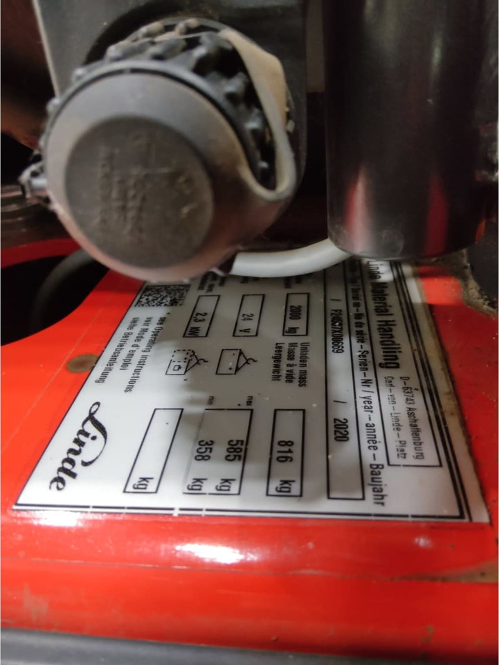 Linde N20/LiIon - Вилушкар за подигање роба: слика 2 Linde N20/LiIon - Вилушкар за подигање роба: слика 2