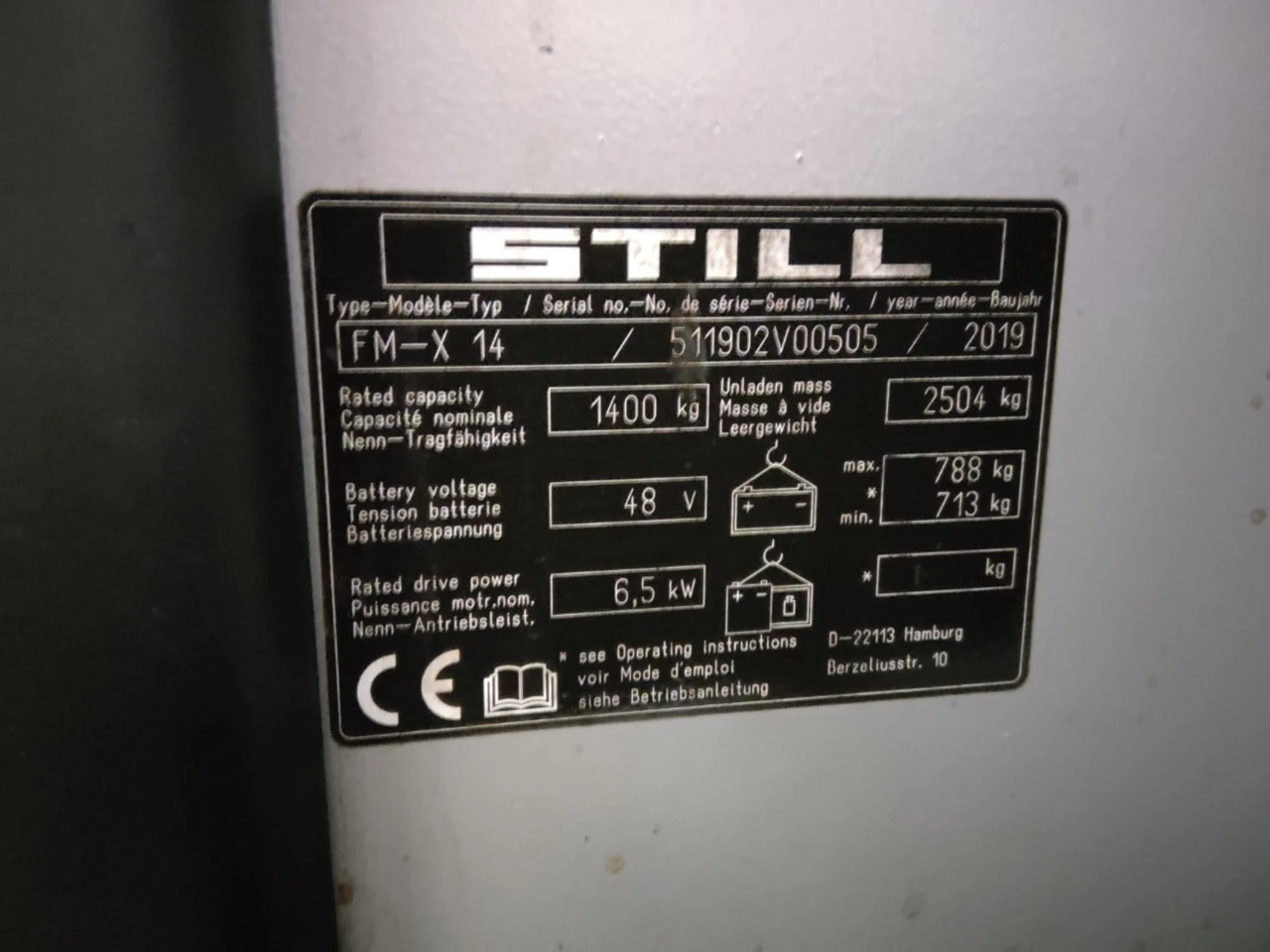 STILL FM-X14 - Вилушкар со подигнување: слика 5 STILL FM-X14 - Вилушкар со подигнување: слика 5