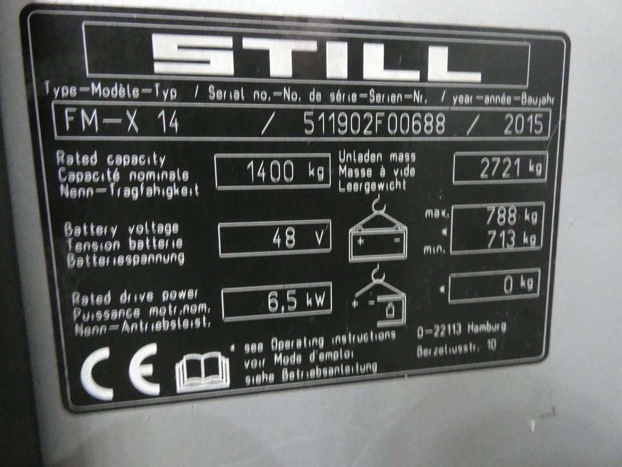 STILL FM-X14 - Вилушкар со подигнување: слика 5 STILL FM-X14 - Вилушкар со подигнување: слика 5