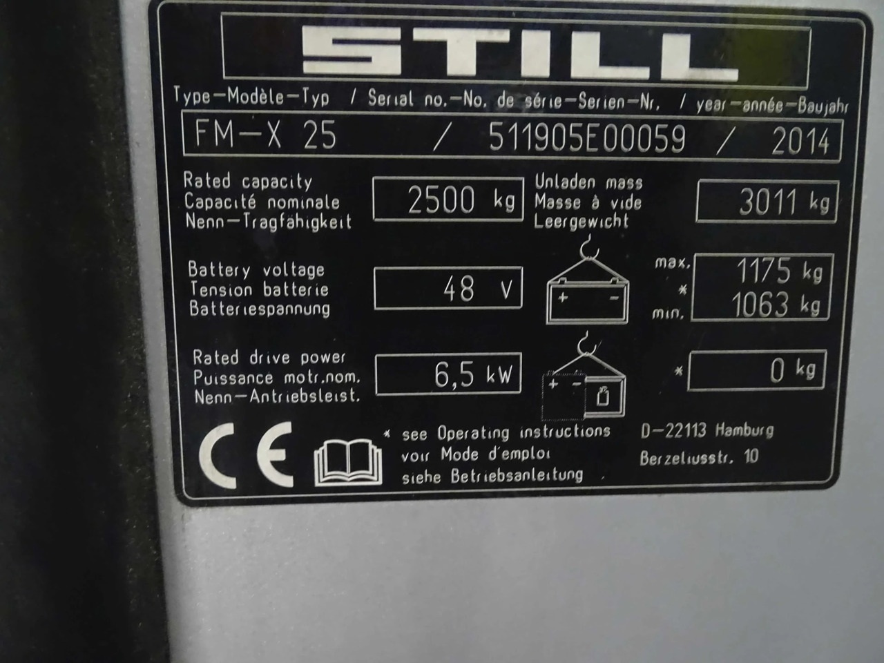 STILL FM-X25 - Вилушкар со подигнување: слика 4 STILL FM-X25 - Вилушкар со подигнување: слика 4