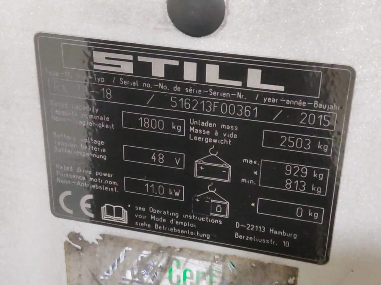 STILL RX20-18 - Електричен вилушкар: слика 5 STILL RX20-18 - Електричен вилушкар: слика 5