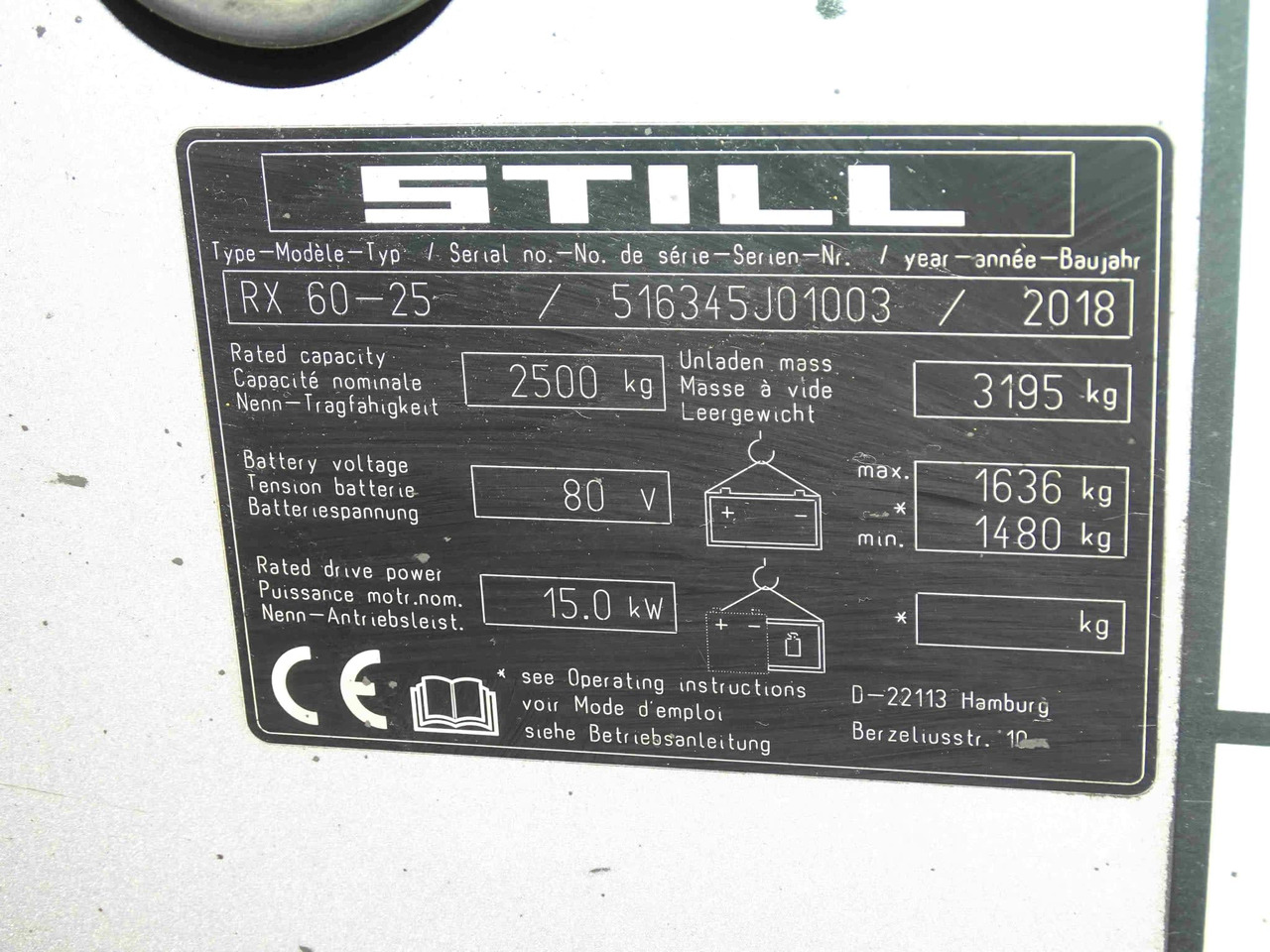STILL RX60-25 - Електричен вилушкар: слика 5 STILL RX60-25 - Електричен вилушкар: слика 5