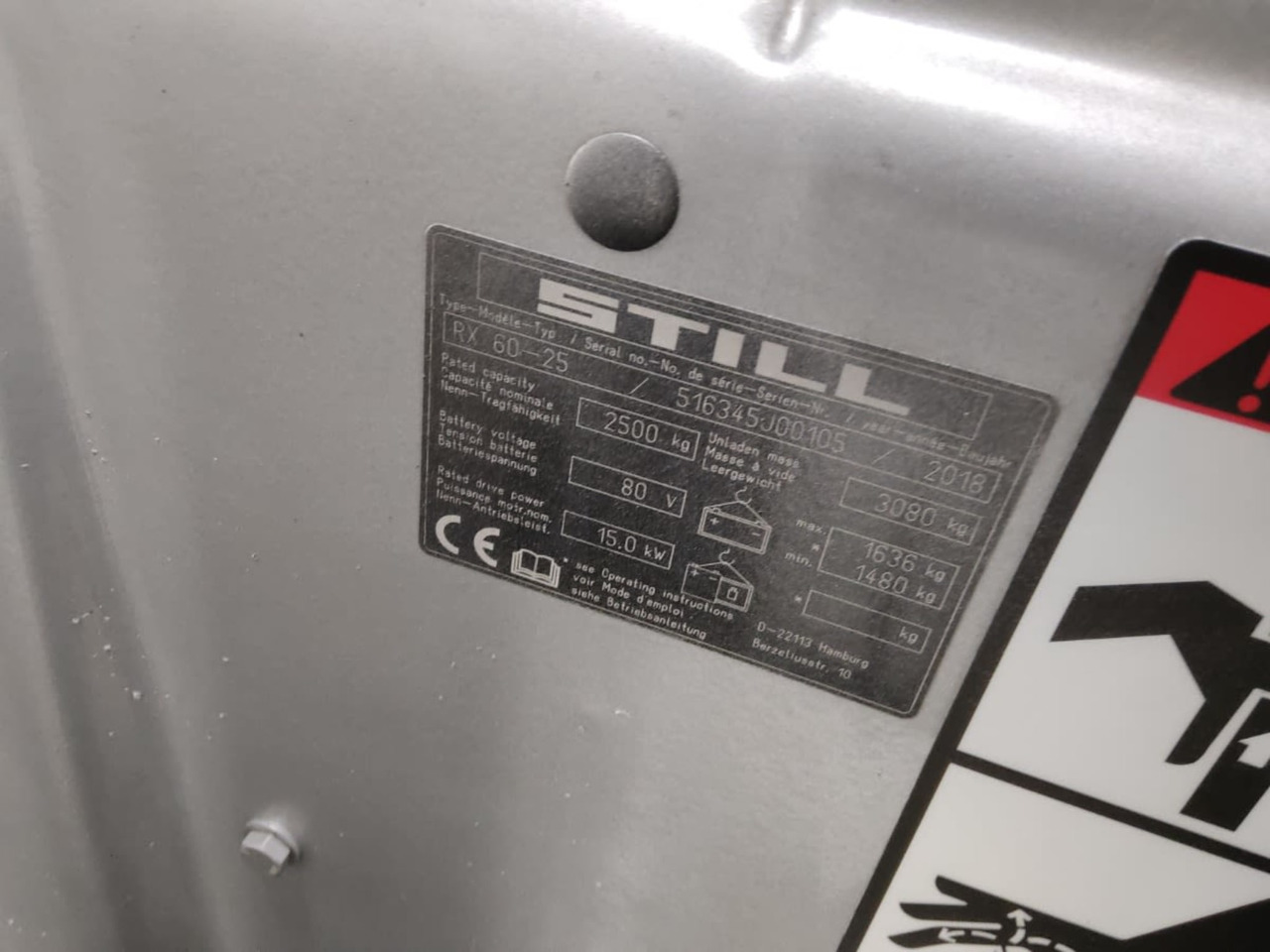 STILL RX60-25 - Електричен вилушкар: слика 5 STILL RX60-25 - Електричен вилушкар: слика 5