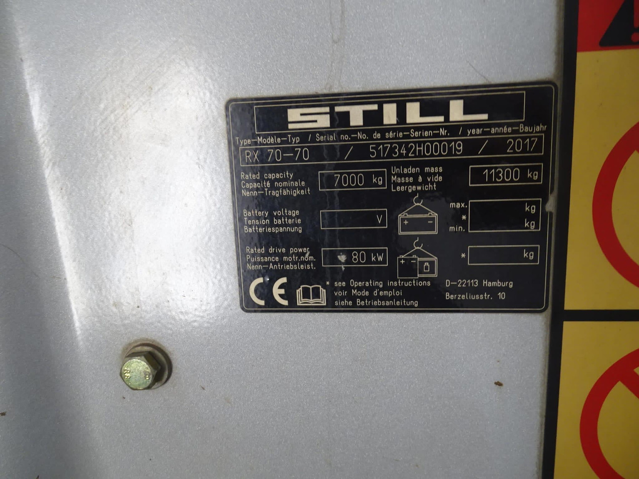 STILL RX70-70 - Дизел вилушкар: слика 2 STILL RX70-70 - Дизел вилушкар: слика 2