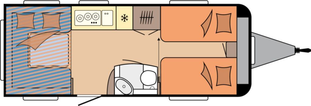 Hobby De Luxe 515 UHL 2000kg. Backofen, Dunsthaube + - Камп приколка: слика 2 Hobby De Luxe 515 UHL 2000kg. Backofen, Dunsthaube + - Камп приколка: слика 2