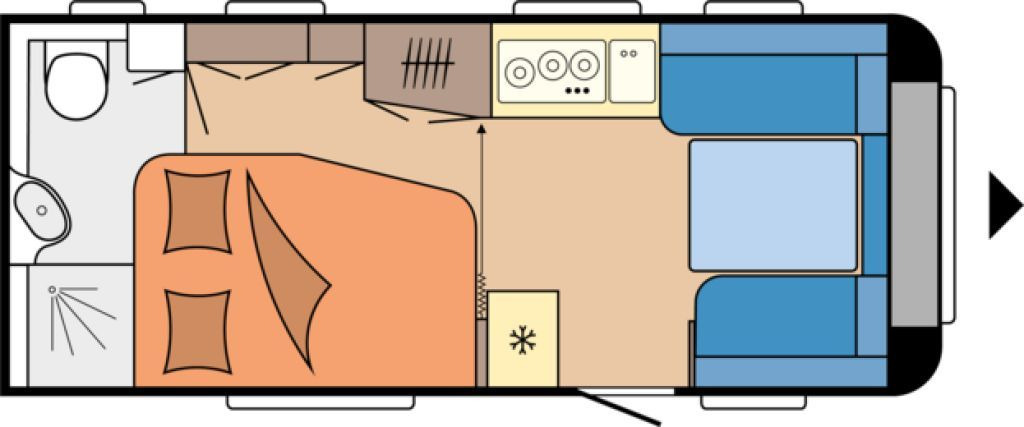 Hobby Excellent 495 WFB Mover, Autark,Combi6E Backofen - Камп приколка: слика 2 Hobby Excellent 495 WFB Mover, Autark,Combi6E Backofen - Камп приколка: слика 2