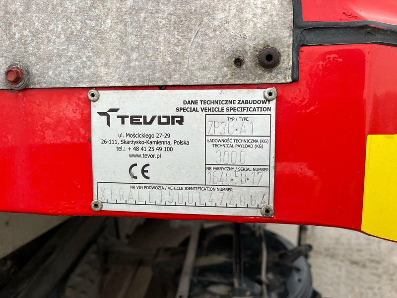 Автотранспортен камион DAF LF 210 4x2 TEVOR ZP30A1 / PLATFORM L=5350 mm: слика 15