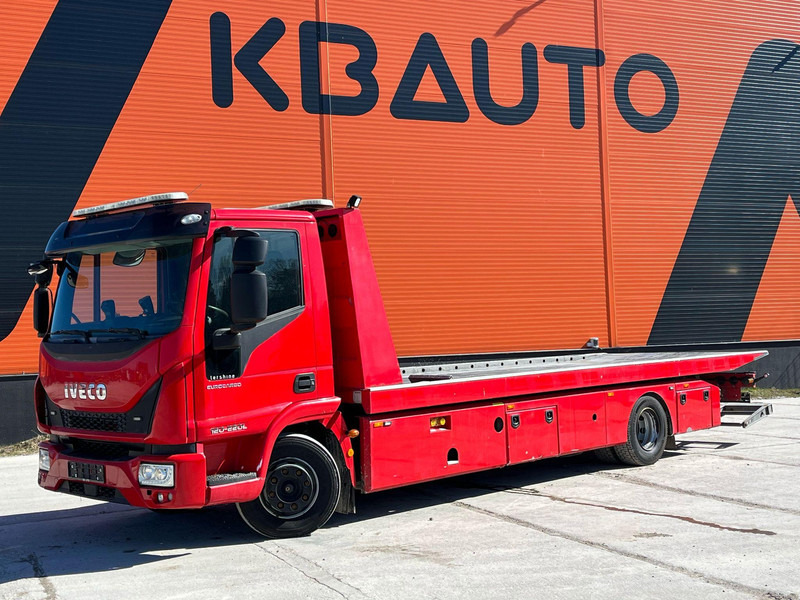 Iveco Eurocargo 120-220L 4x2 WY 2500 kg / PLATFORM L=6570 mm / W=2300 mm / WINCH - Автотранспортен камион: слика 1 Iveco Eurocargo 120-220L 4x2 WY 2500 kg / PLATFORM L=6570 mm / W=2300 mm / WINCH - Автотранспортен камион: слика 1