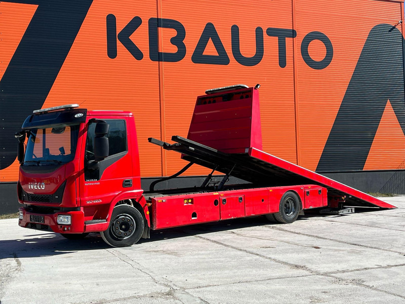 Iveco Eurocargo 120-220L 4x2 WY 2500 kg / PLATFORM L=6570 mm / W=2300 mm / WINCH - Автотранспортен камион: слика 2 Iveco Eurocargo 120-220L 4x2 WY 2500 kg / PLATFORM L=6570 mm / W=2300 mm / WINCH - Автотранспортен камион: слика 2