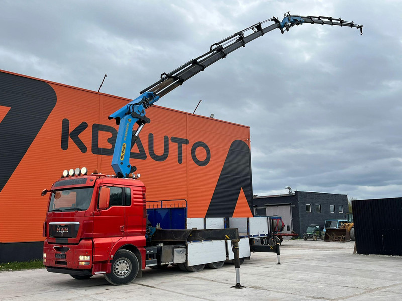 MAN TGX 35.480 8x4*4 PK 65002 + JIB / PLATFORM L=6800 mm - Камион со платформа, Камион со кран: слика 1 MAN TGX 35.480 8x4*4 PK 65002 + JIB / PLATFORM L=6800 mm - Камион со платформа, Камион со кран: слика 1