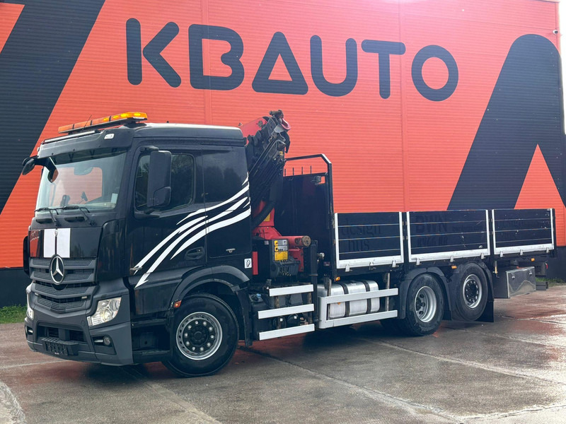 Mercedes-Benz Actros 2542 6x2 PALFINGER PK 26002 EH / PLATFORM L=6552 mm - Камион со платформа, Камион со кран: слика 2 Mercedes-Benz Actros 2542 6x2 PALFINGER PK 26002 EH / PLATFORM L=6552 mm - Камион со платформа, Камион со кран: слика 2