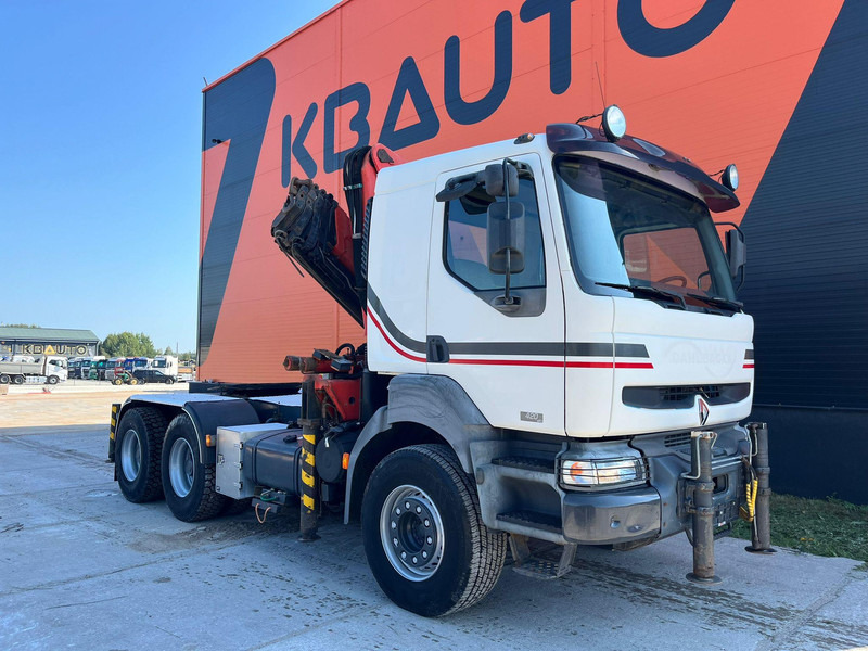 Renault 420 DCI 6x4 FULL STEEL / PK32080 - Камион со платформа, Камион со кран: слика 4 Renault 420 DCI 6x4 FULL STEEL / PK32080 - Камион со платформа, Камион со кран: слика 4