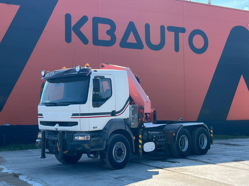Renault 420 DCI 6x4 PK 32080 / FULL STEEL - Камион со платформа, Камион со кран: слика 2 Renault 420 DCI 6x4 PK 32080 / FULL STEEL - Камион со платформа, Камион со кран: слика 2