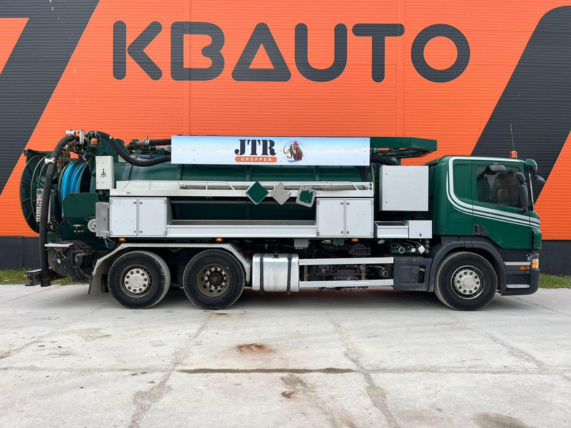 Scania P 360 6x2*4 Larsen A/S TANK 10000 l / VACUUM Vacustar W1300R / PRESSURE Uraca F716 - Вакуумски камион: слика 4 Scania P 360 6x2*4 Larsen A/S TANK 10000 l / VACUUM Vacustar W1300R / PRESSURE Uraca F716 - Вакуумски камион: слика 4