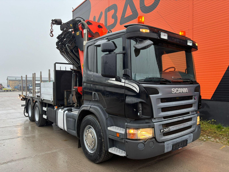 Scania P 380 6x2 PK 44002 + WINCH / PLATFORM L=6090 mm - Камион со платформа, Камион со кран: слика 4 Scania P 380 6x2 PK 44002 + WINCH / PLATFORM L=6090 mm - Камион со платформа, Камион со кран: слика 4