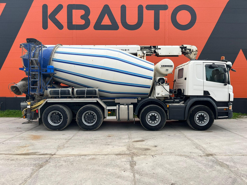 Scania P 410 8x4 LIEBHERR 9 m3 + CONVEYOR / FULL STEEL - Камион миксер за бетон: слика 4 Scania P 410 8x4 LIEBHERR 9 m3 + CONVEYOR / FULL STEEL - Камион миксер за бетон: слика 4