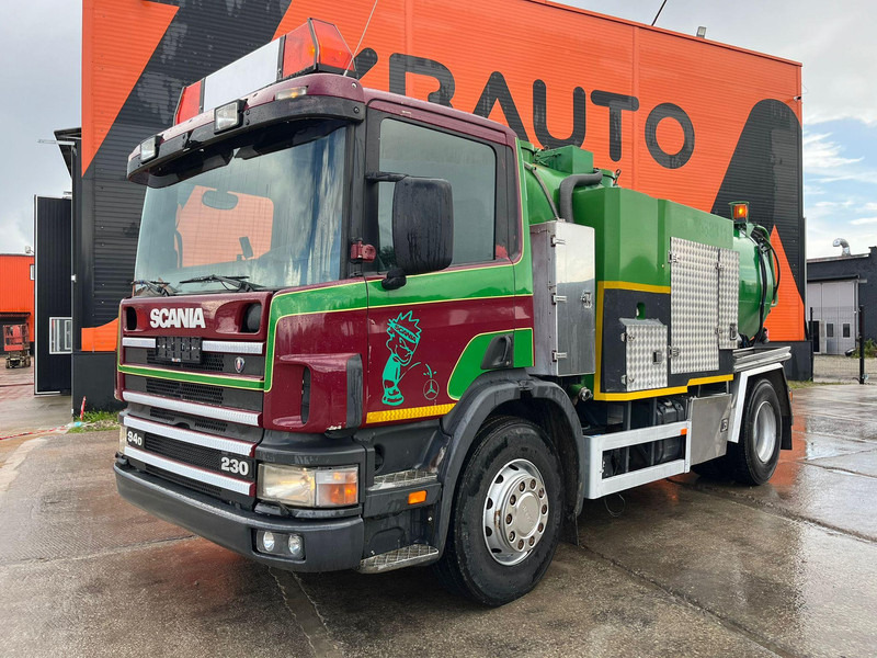 Scania P 94 4x2 TANK 9000 I + 1200 l / VACUUM Jurop PR150 / PRESSURE Pratissoli 150 bar / 102 l/min - Вакуумски камион: слика 2 Scania P 94 4x2 TANK 9000 I + 1200 l / VACUUM Jurop PR150 / PRESSURE Pratissoli 150 bar / 102 l/min - Вакуумски камион: слика 2