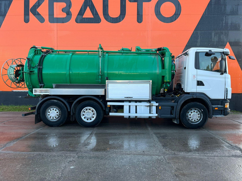 Scania R 124 6x2*4 TANK 1500 I + 13000 l / VACUUM Moro PM200 year 2015 / PRESSURE Pratissoli 500 bar / 200 l/min - Вакуумски камион: слика 3 Scania R 124 6x2*4 TANK 1500 I + 13000 l / VACUUM Moro PM200 year 2015 / PRESSURE Pratissoli 500 bar / 200 l/min - Вакуумски камион: слика 3