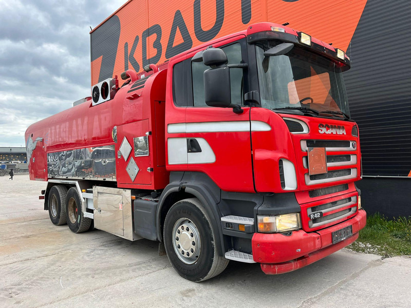 Scania R 420 6x2 ADR / STAINLESS STEEL TANK 9500 l / FULL STEEL SUSPENSION - Камион цистерна: слика 4 Scania R 420 6x2 ADR / STAINLESS STEEL TANK 9500 l / FULL STEEL SUSPENSION - Камион цистерна: слика 4