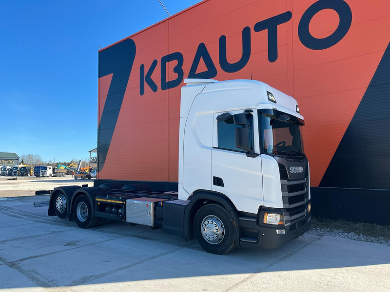 Scania R 450 6x2*4 9 TON FRONT AXLE / RETARDER / CHASSIS L=7286 mm - Камион со кабинска шасија: слика 4 Scania R 450 6x2*4 9 TON FRONT AXLE / RETARDER / CHASSIS L=7286 mm - Камион со кабинска шасија: слика 4