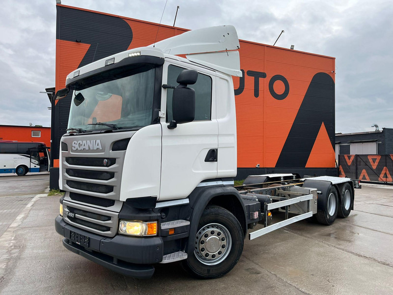 Scania R 450 6x4 CHASSIS L=8298 mm - Камион со кабинска шасија: слика 2 Scania R 450 6x4 CHASSIS L=8298 mm - Камион со кабинска шасија: слика 2
