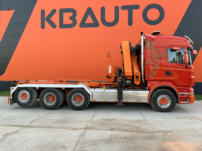 Scania R 480 8X4*4 HIAB 288E-6 HIPRO / HOOK LIFT JOAB L 17 ton L=5200 mm - Камион со кука за подигање, Камион со кран: слика 5 Scania R 480 8X4*4 HIAB 288E-6 HIPRO / HOOK LIFT JOAB L 17 ton L=5200 mm - Камион со кука за подигање, Камион со кран: слика 5