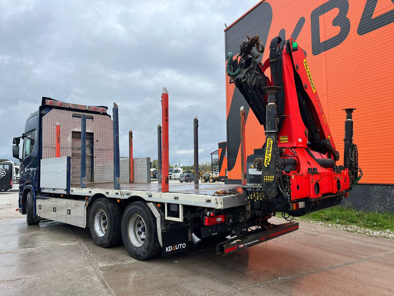 Камион со платформа, Камион со кран Scania R 650 6x4 PK24001 / PLATFORM L=6800 mm: слика 8