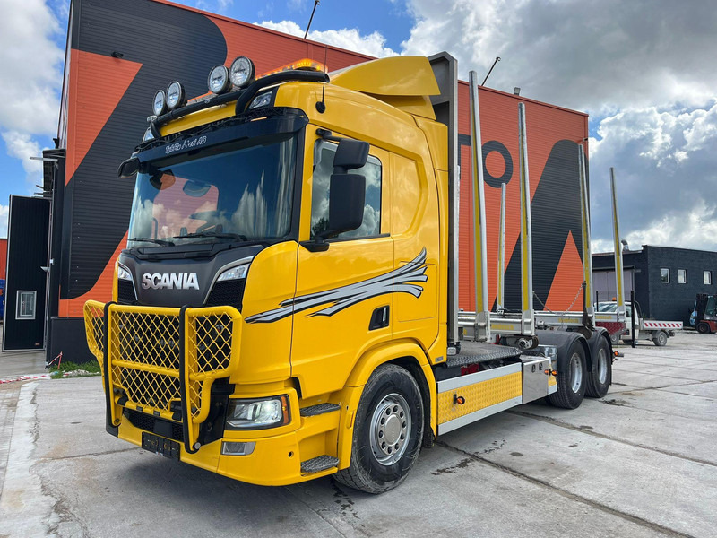Scania R 730 6x4 RETARDER - Камион за дрва, Камион со кран: слика 2 Scania R 730 6x4 RETARDER - Камион за дрва, Камион со кран: слика 2