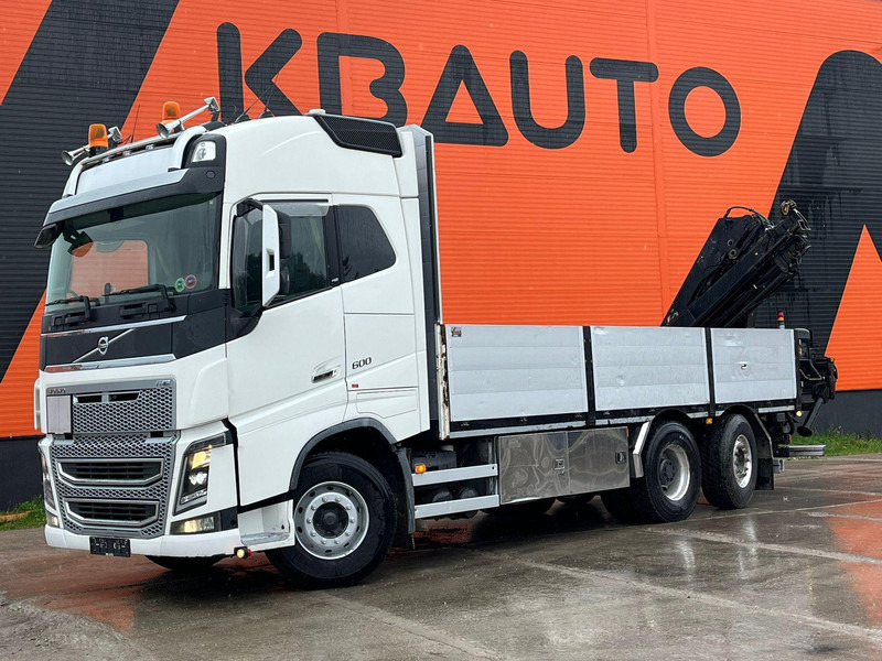 Volvo FH 16 600 6x2*4 HIAB 166E-5 HIPRO / PLATFORM L=6309 mm - Камион со платформа, Камион со кран: слика 2 Volvo FH 16 600 6x2*4 HIAB 166E-5 HIPRO / PLATFORM L=6309 mm - Камион со платформа, Камион со кран: слика 2