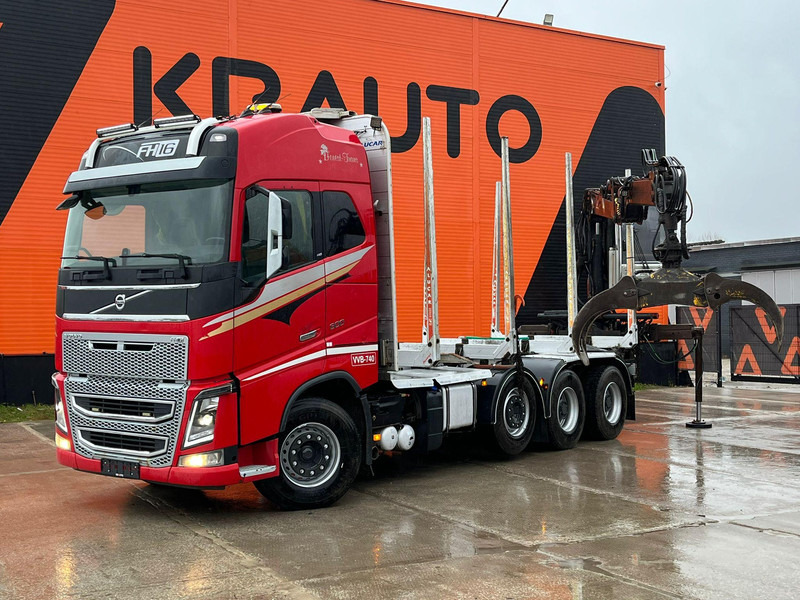 Volvo FH 16 600 8x4/4 FRESH TÜV - Камион за дрва, Камион со кран: слика 1 Volvo FH 16 600 8x4/4 FRESH TÜV - Камион за дрва, Камион со кран: слика 1