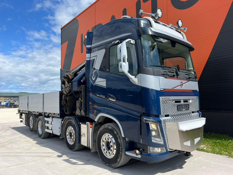 Volvo FH 16 650 8x2*6 HMF 6020K-RC + JIB / PLATFORM L=6344 mm - Камион со платформа, Камион со кран: слика 4 Volvo FH 16 650 8x2*6 HMF 6020K-RC + JIB / PLATFORM L=6344 mm - Камион со платформа, Камион со кран: слика 4