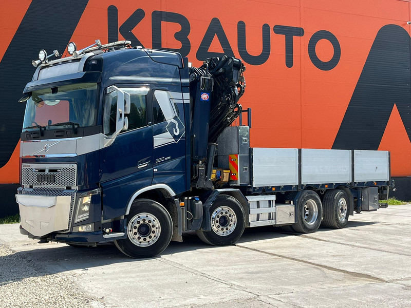 Volvo FH 16 650 8x2*6 HMF 6020K-RC + JIB / PLATFORM L=6344 mm - Камион со платформа, Камион со кран: слика 2 Volvo FH 16 650 8x2*6 HMF 6020K-RC + JIB / PLATFORM L=6344 mm - Камион со платформа, Камион со кран: слика 2